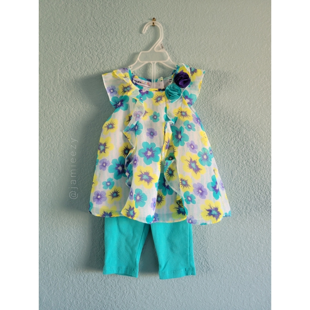 Kids Headquarters| Blouse and Legging Set